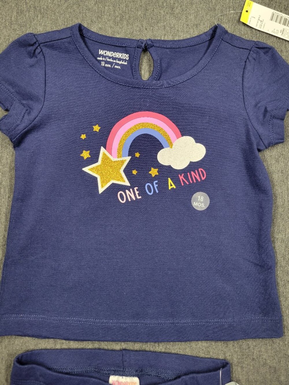 Infant two piece  set, Wonderkids, size 18 months, blue, new with tags